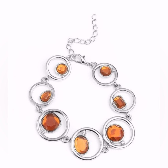 Big Night Out - Brown Necklace & Date Night Drama - Brown Bracelet Set - Picture 6 of 6